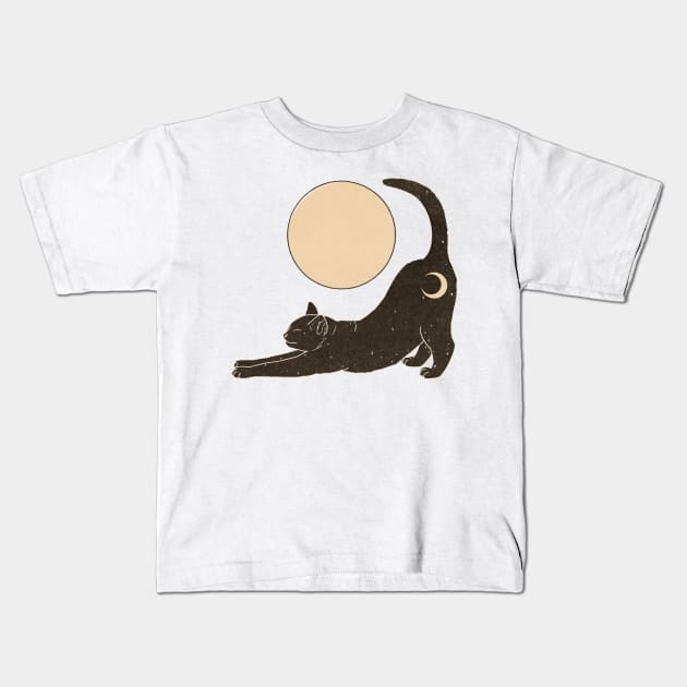 Cat Kids T-Shirt by woahthesun